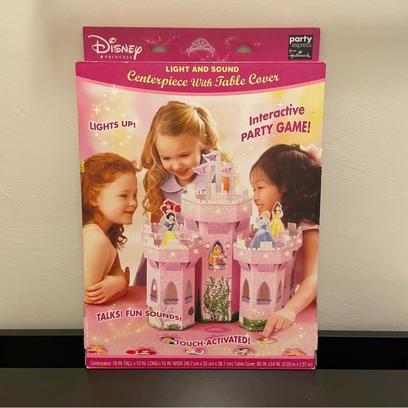 DISNEY Princess Light and Sound Centerpiece with Table Cover - Picture 1 of 2